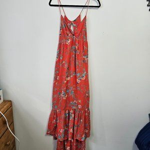 Billabong Floral High Low dress in Size Large